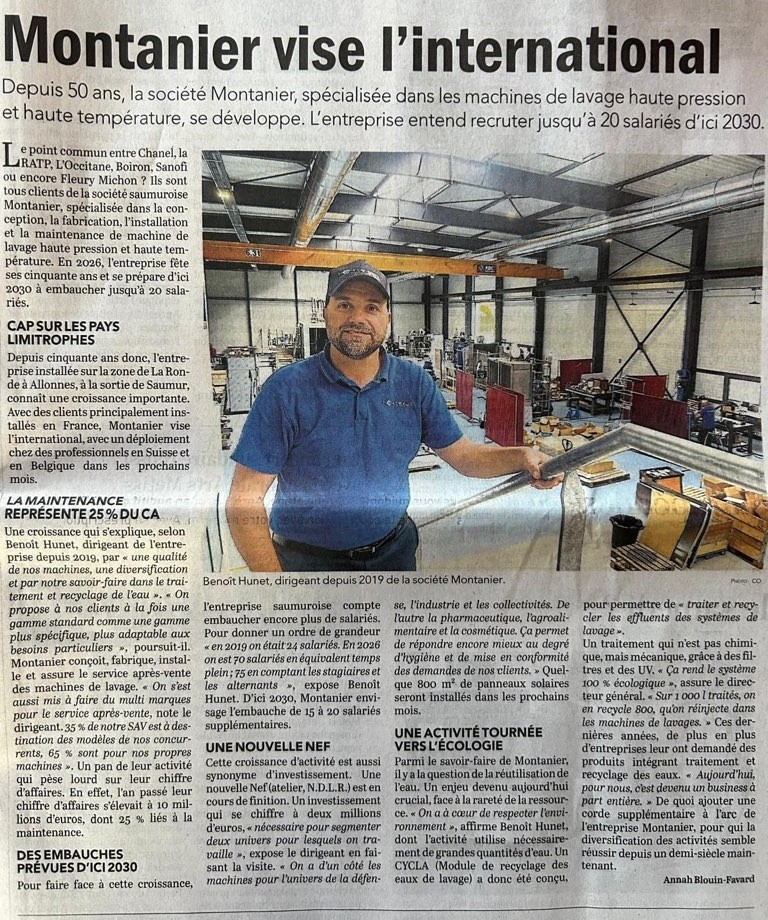 Montanier vise l'international